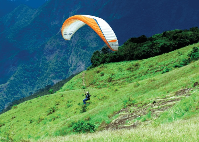 Paragliding at Vagamon